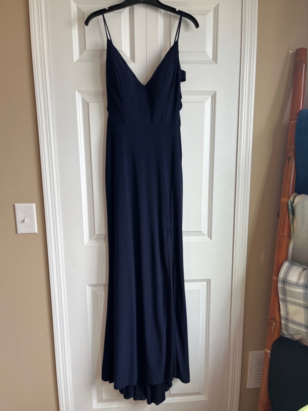 Jump Navy Spaghetti Strap Maxi Dress